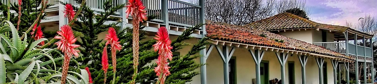 The historic Custom House adobe in Monterey